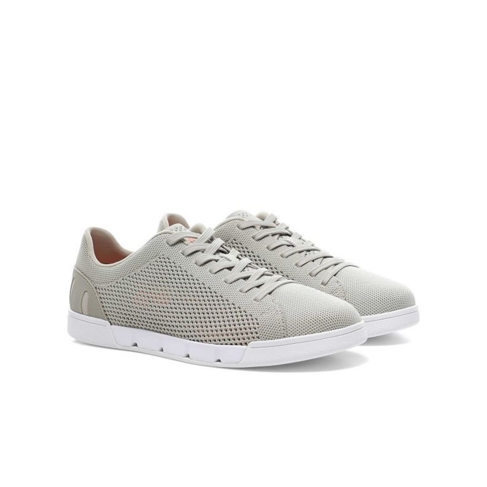 Swims Breeze Tennis Knit Mens Gray Orange Low Top Sneakers US 10 EU 43